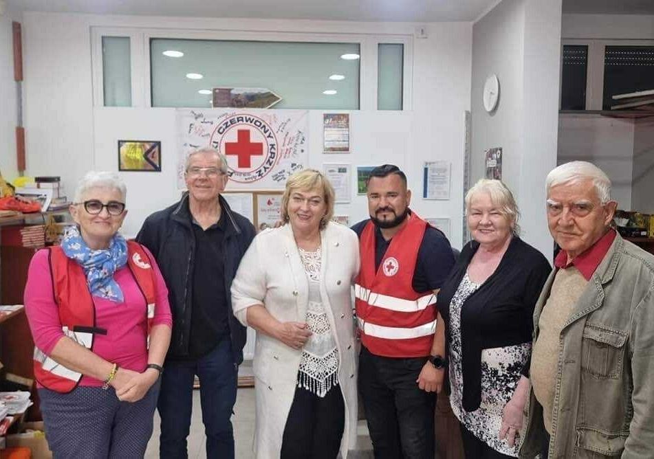 Grafika 1: Spotkanie Zarządu z Prezesem PCK