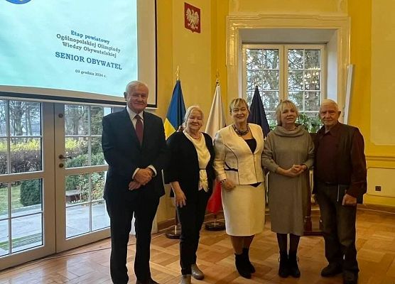 Grafika 1: Powiatowy etap projektu realizowanego przez Lęborski UTW ''SENIOR OBYWATEL''