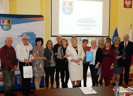 Grafika 2: Powiatowy etap projektu realizowanego przez Lęborski UTW ''SENIOR OBYWATEL''